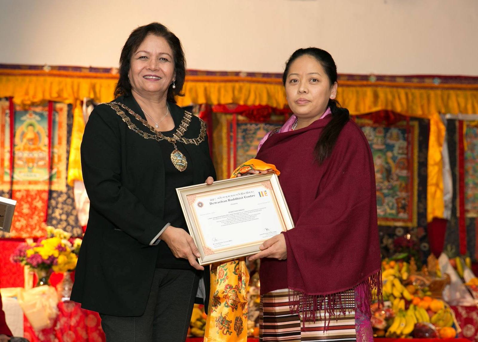 DEWACHAN BUDDHIST CENTRE UK 1ST ANNIVERSARY